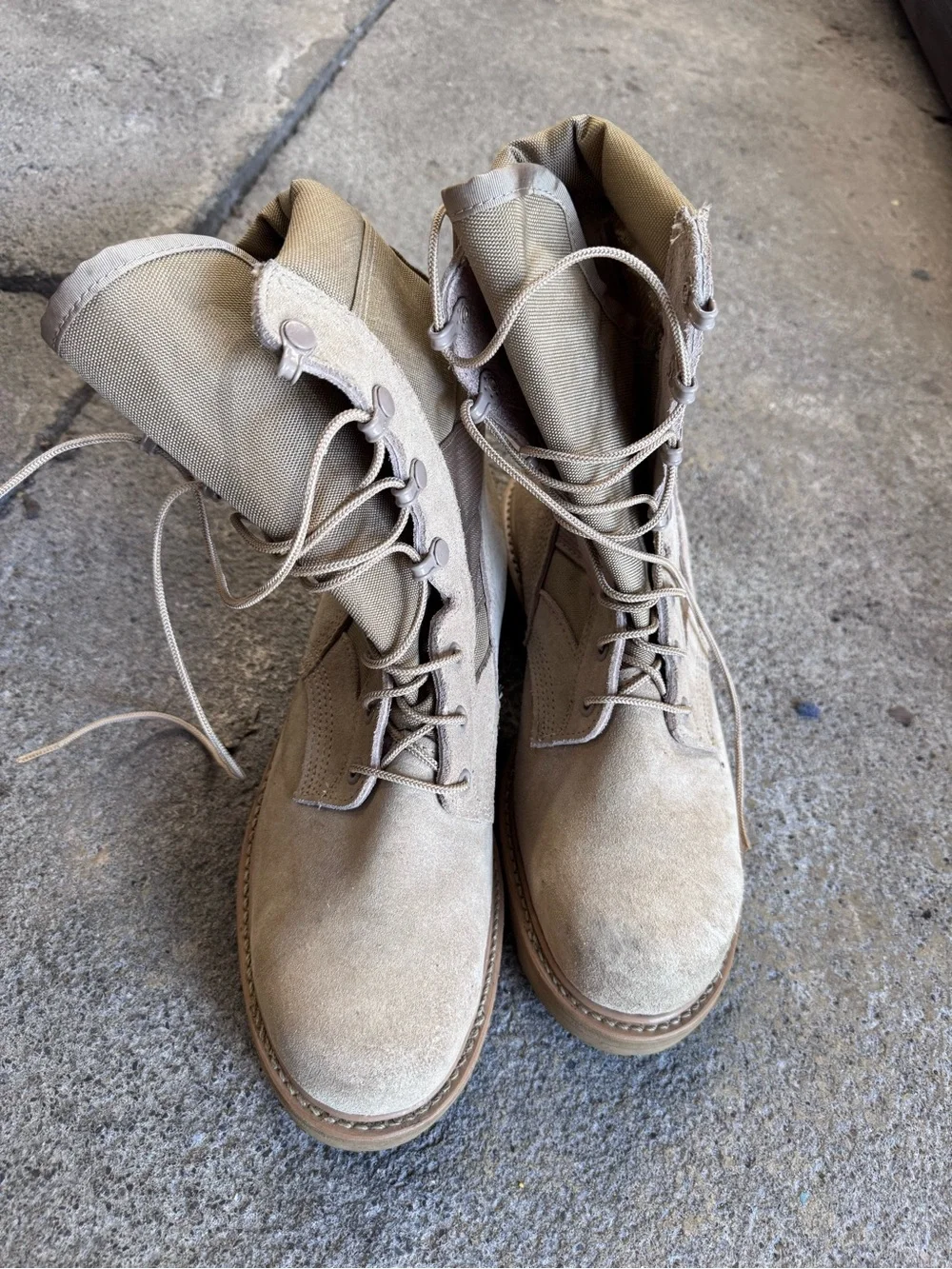 USGI Hot Weather Desert Tan Combat Boots
